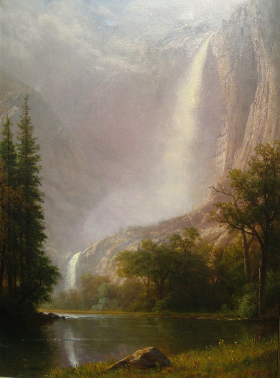 Yosemite Falls by Albert Bierstadt