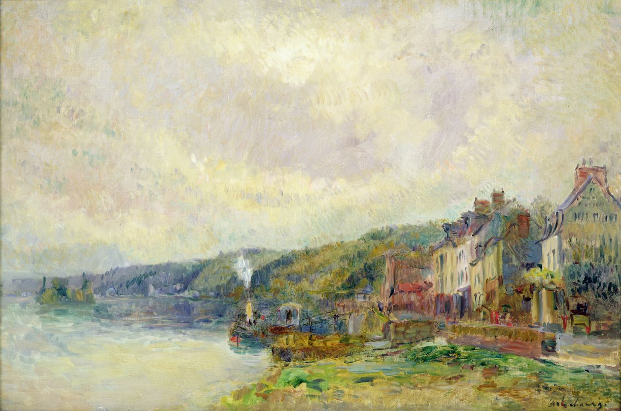 The Seine at Croisset by Albert Charles Lebourg