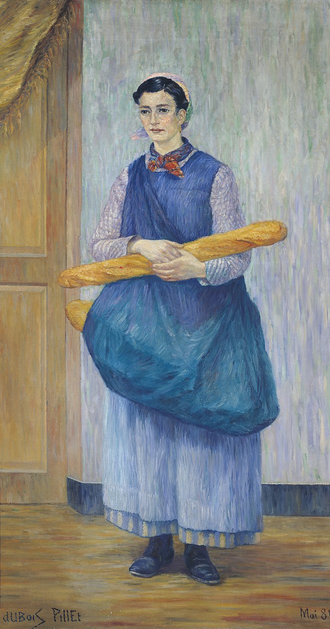 Lady Carrying Bread, 1889 by Albert Dubois Pillet