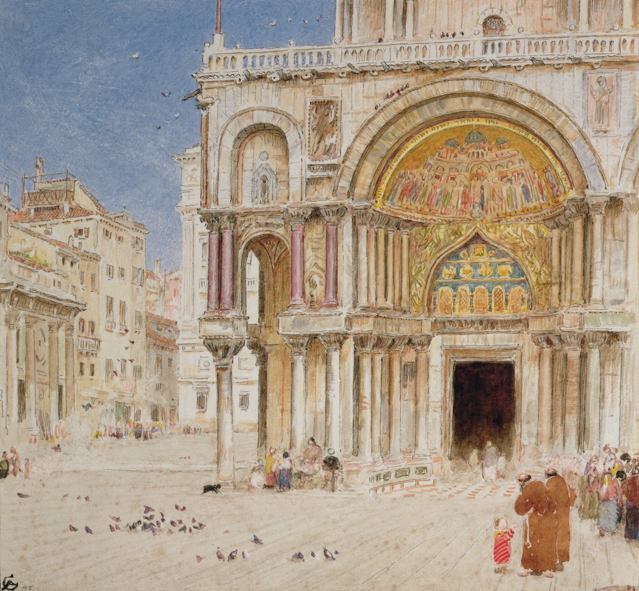 The Northwest Corner of St Marks by Albert Goodwin