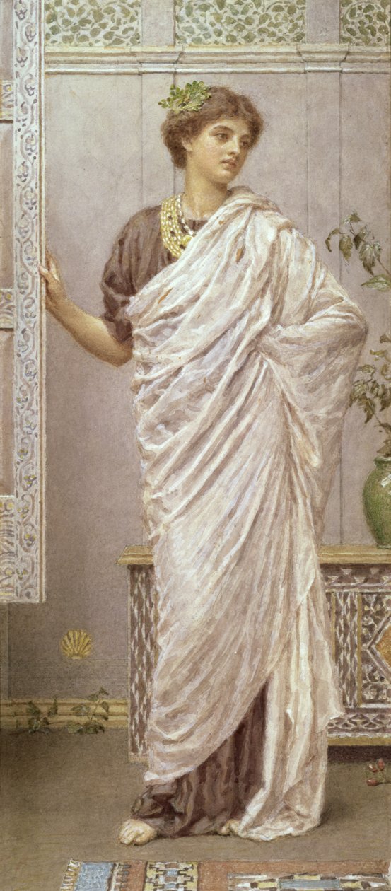 Door of a Wardrobe by Albert Joseph Moore