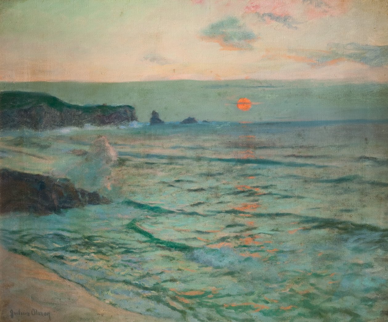 Incoming Tide by Albert Julius Olsson
