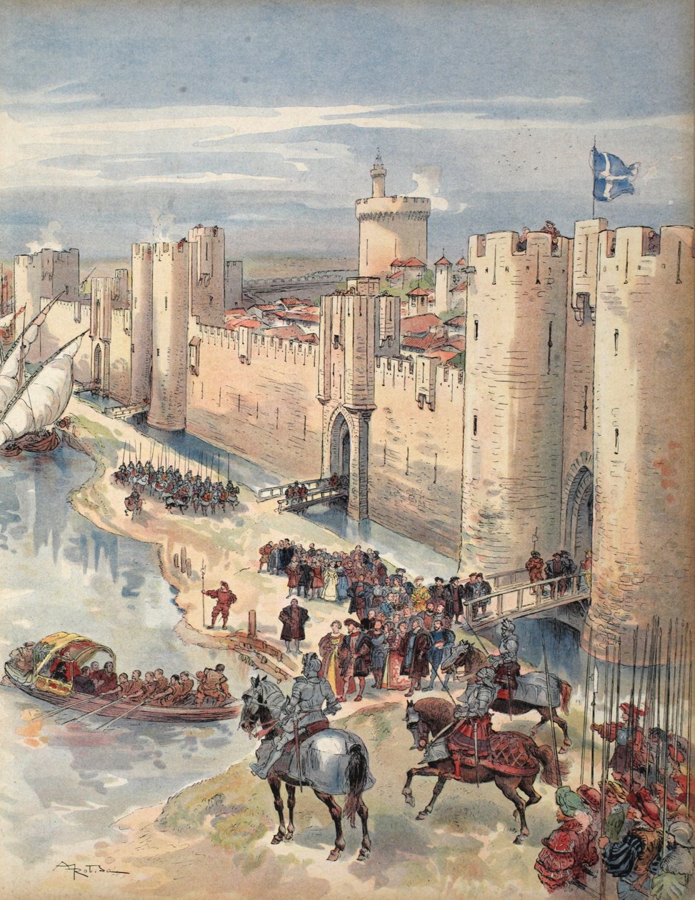 Interview of Aigues-Mortes, illustration from 