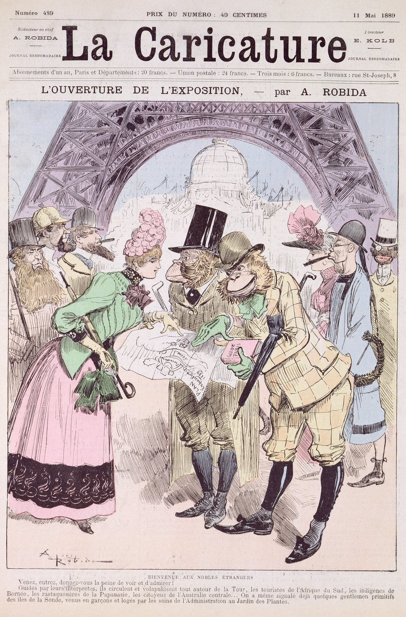 The Opening of the Universal Exhibition of 1889, from 