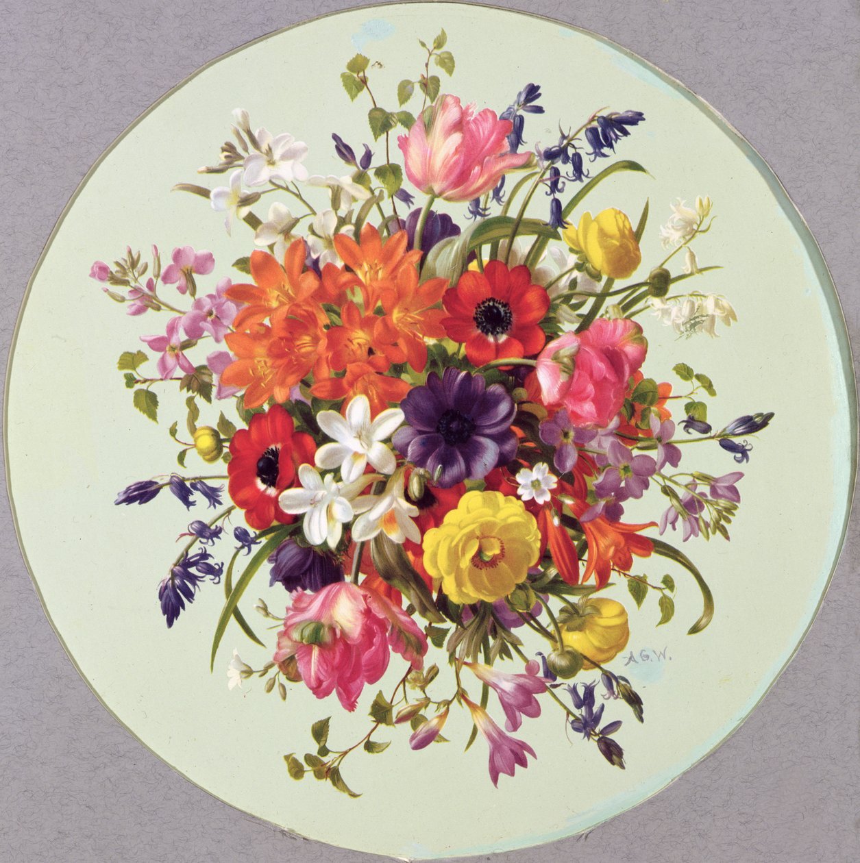 A Circular Arrangement of Flowers by Albert Williams