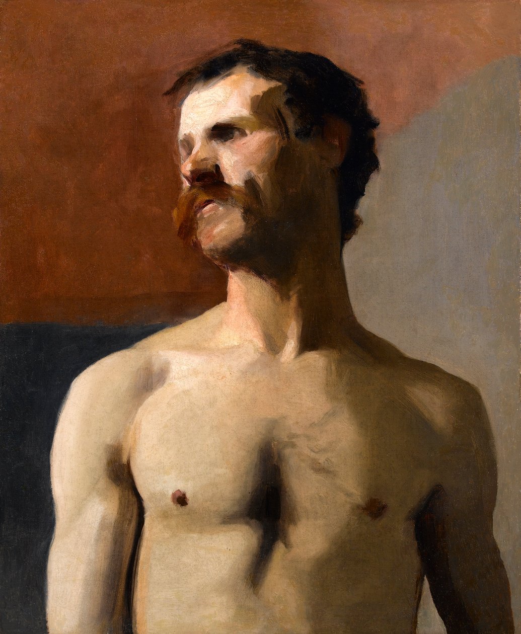 Male Nude - life study, c.1885 by Albert de Belleroche