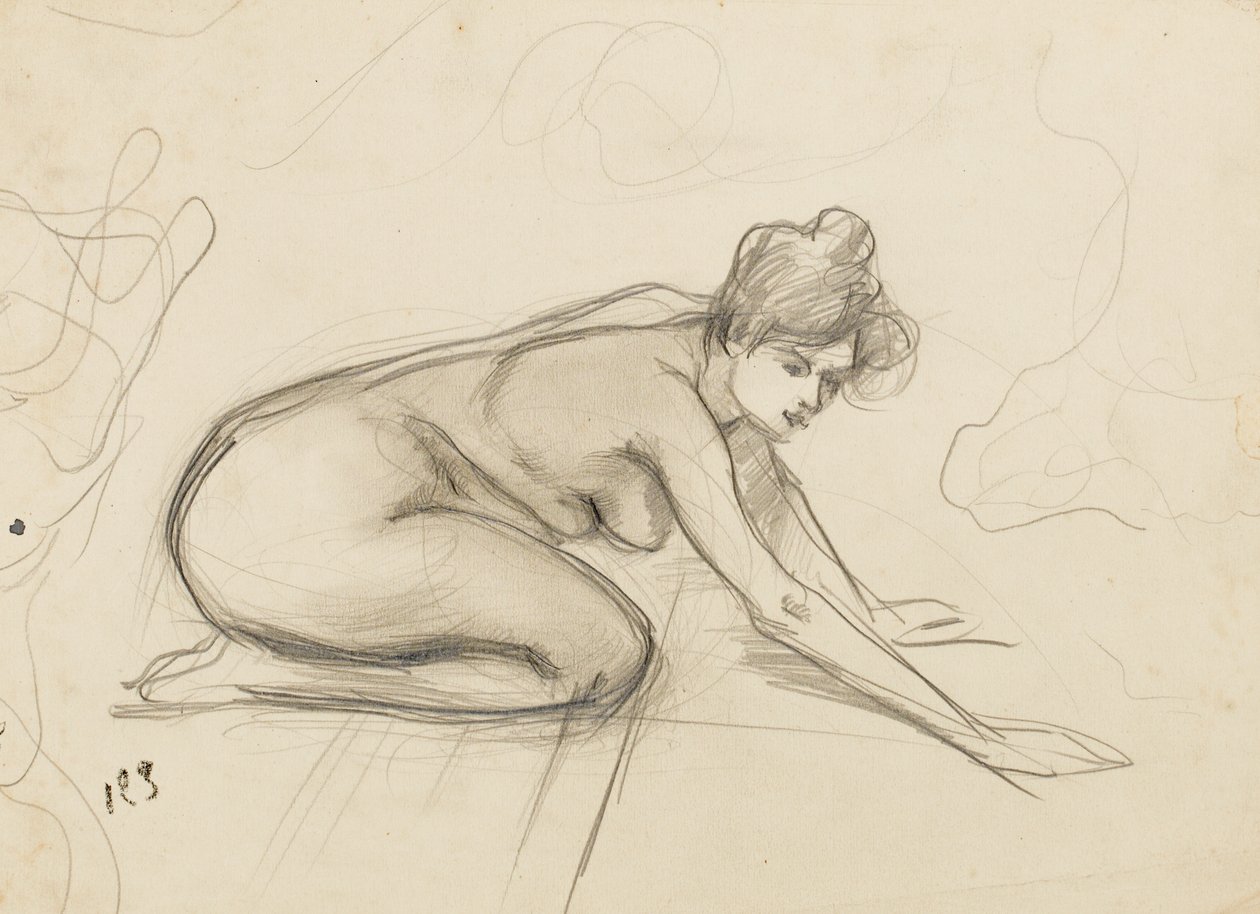 Study of a nude, c.1900 by Albert de Belleroche