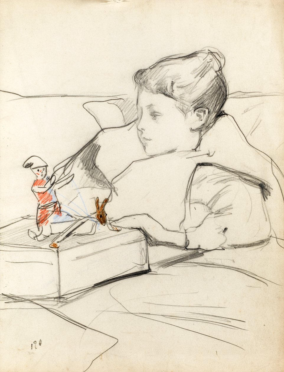 Yvette, circa 1898 by Albert de Belleroche