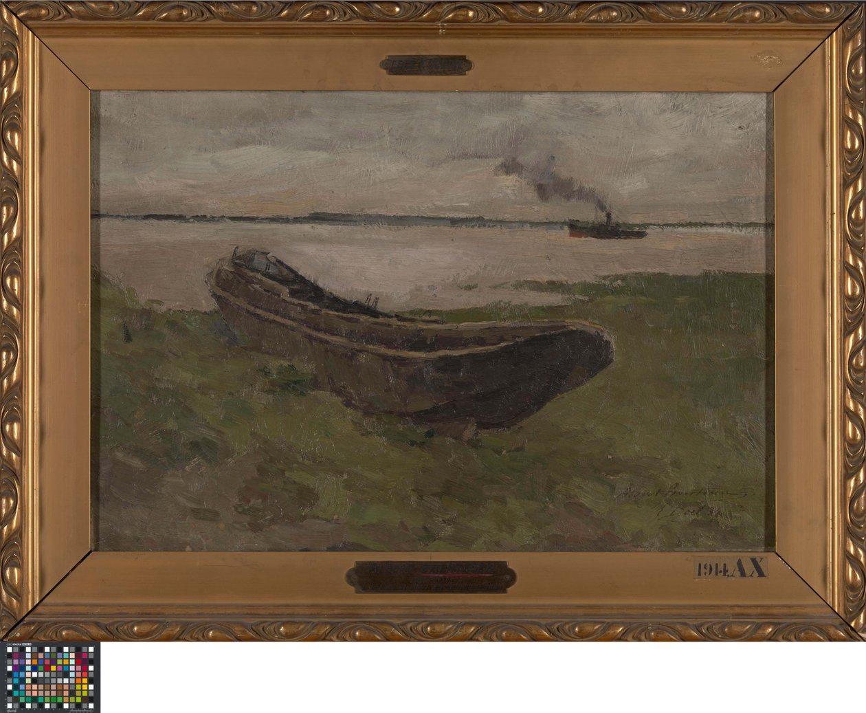The River Scheldt at Doel by Albert Baertsoen