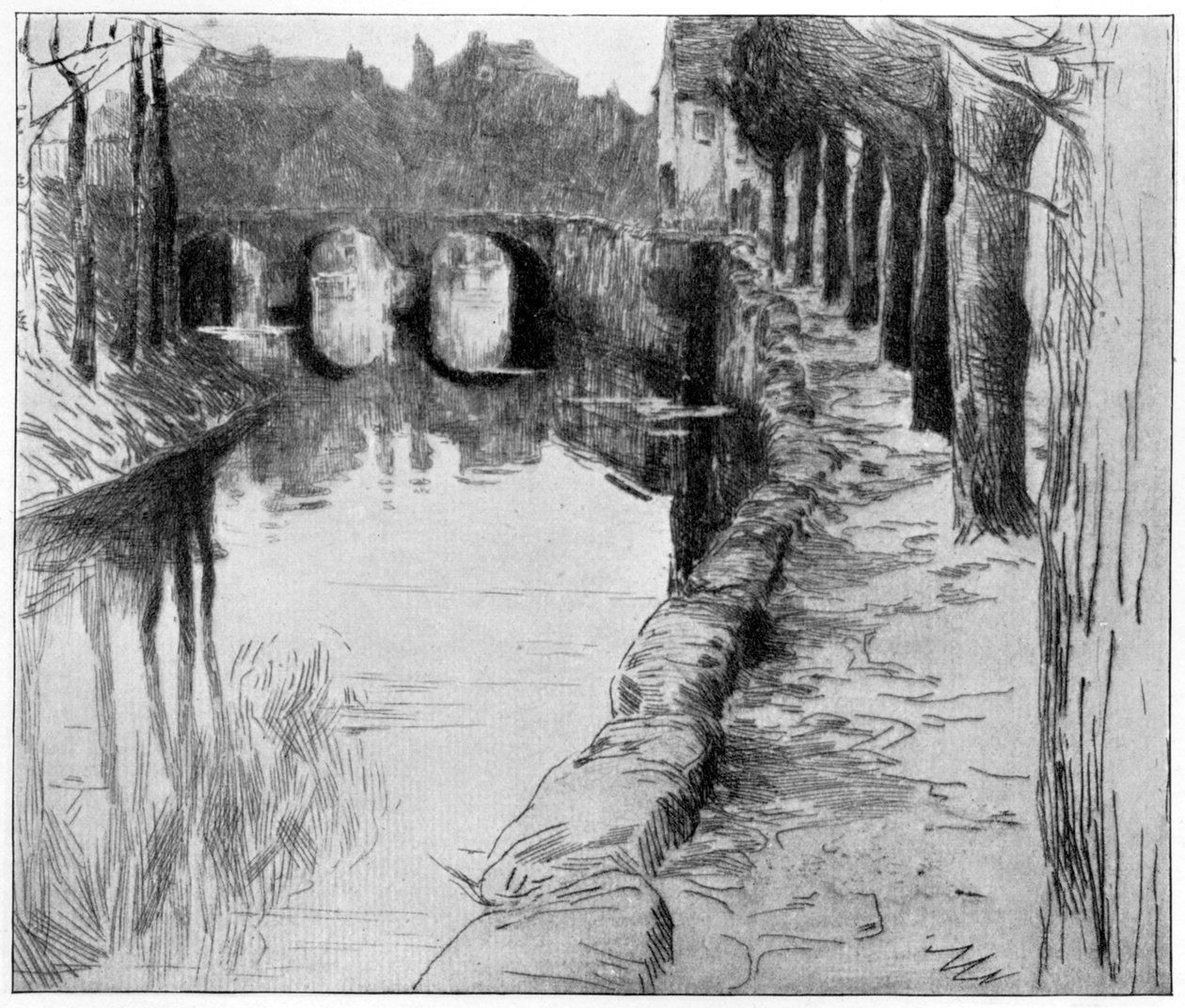 Vieux Canal by Albert Baertsoen