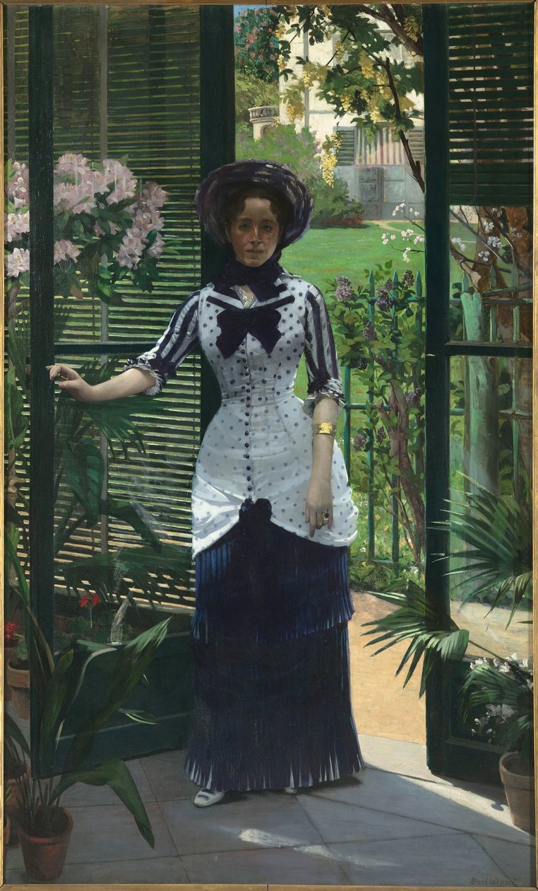In the Greenhouse by Albert Bartholomé