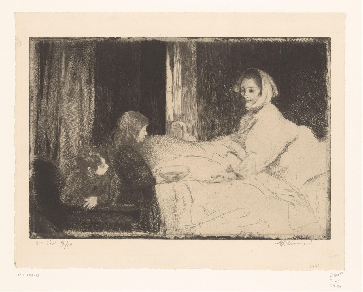 Children at Their Mother