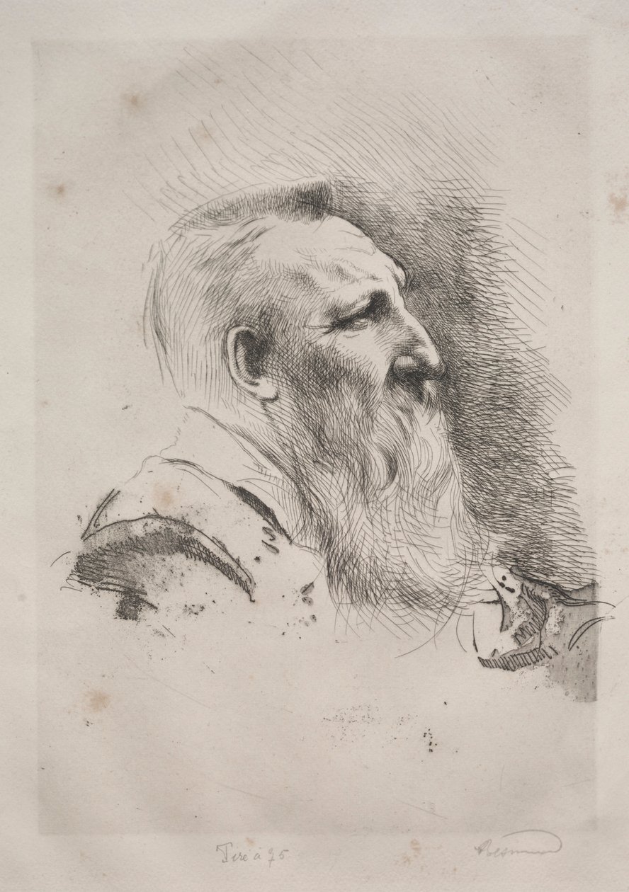 Auguste Rodin, 1900 by Paul Albert Besnard