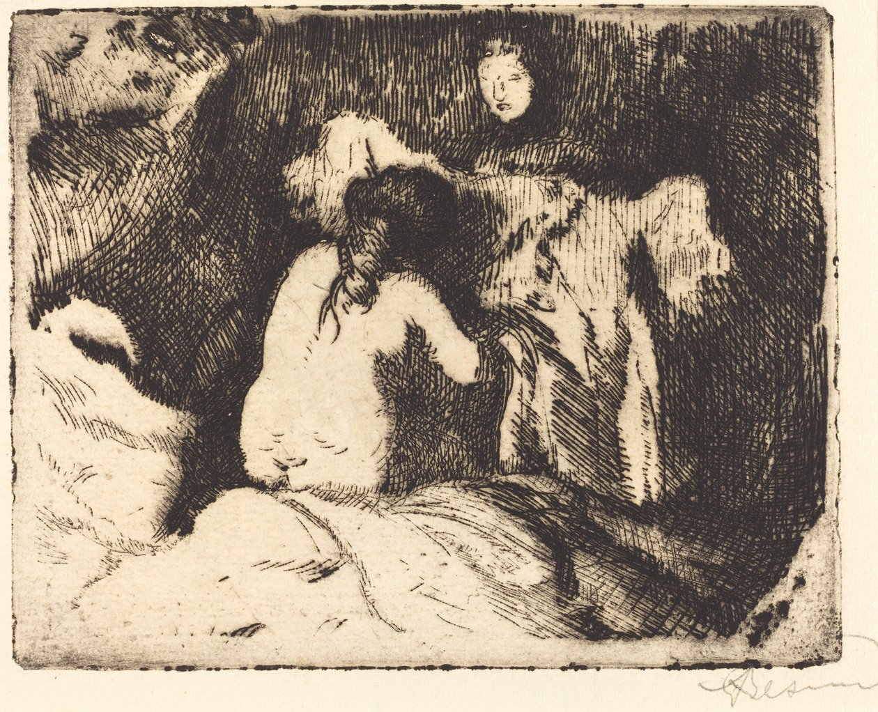 Getting Up by Albert Besnard