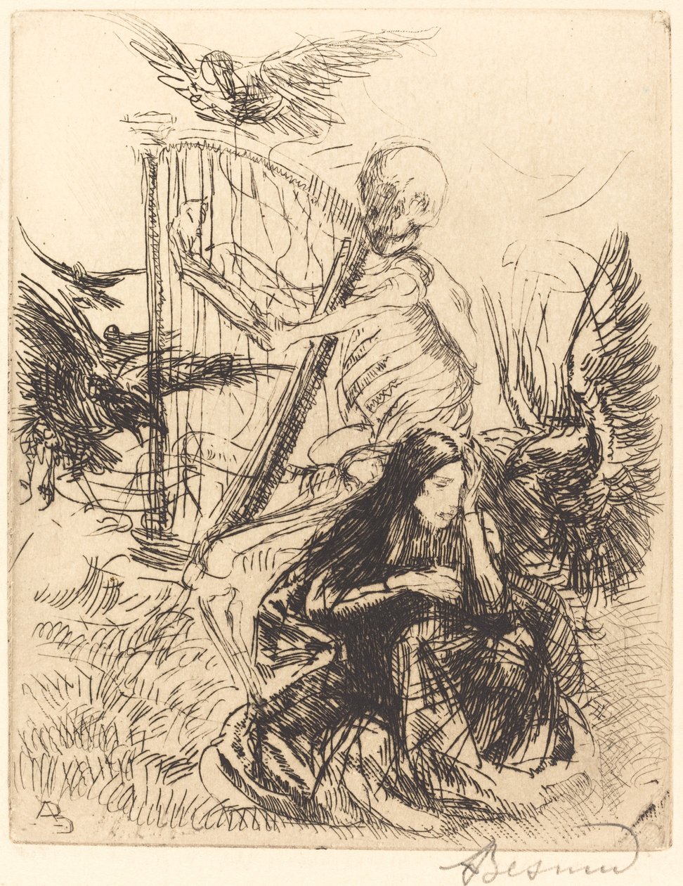 Musician by Albert Besnard