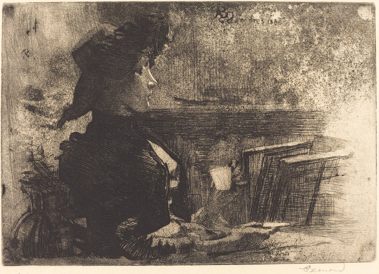 The Cup of Tea by Albert Besnard