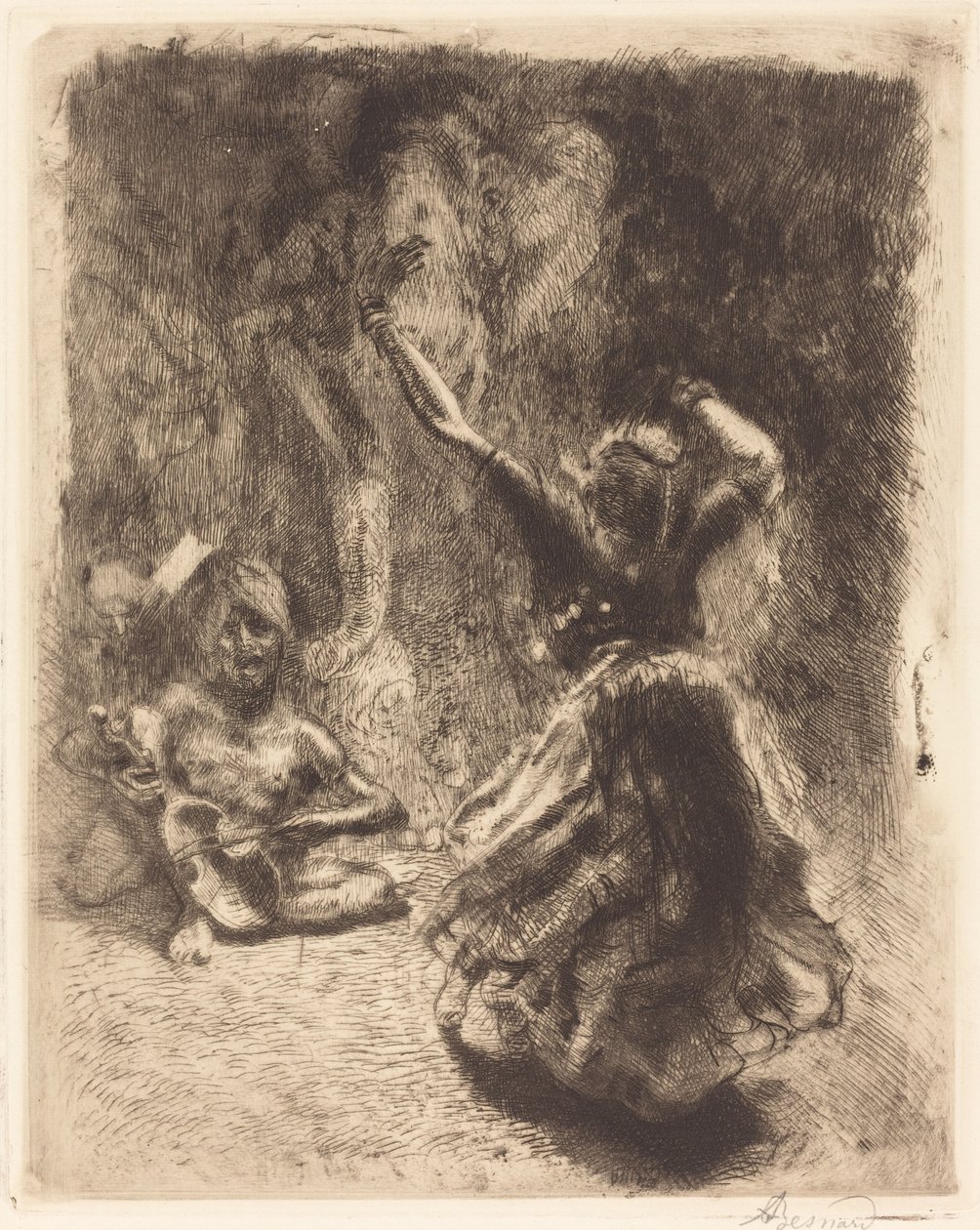 The Dancer of Tanjore by Albert Besnard