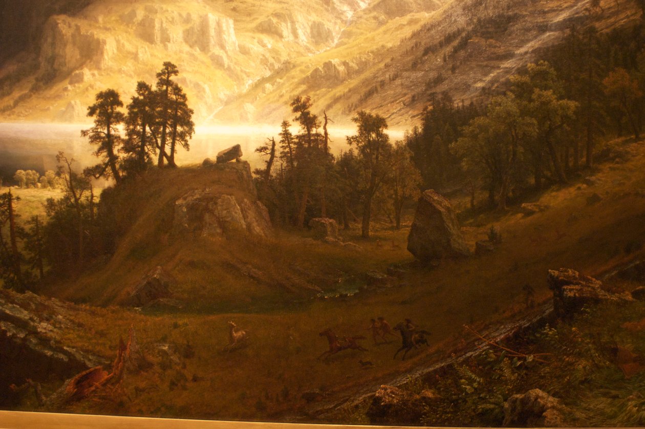 A Storm in the Rocky Mountains, Mt. Rosalie by Albert Bierstadt