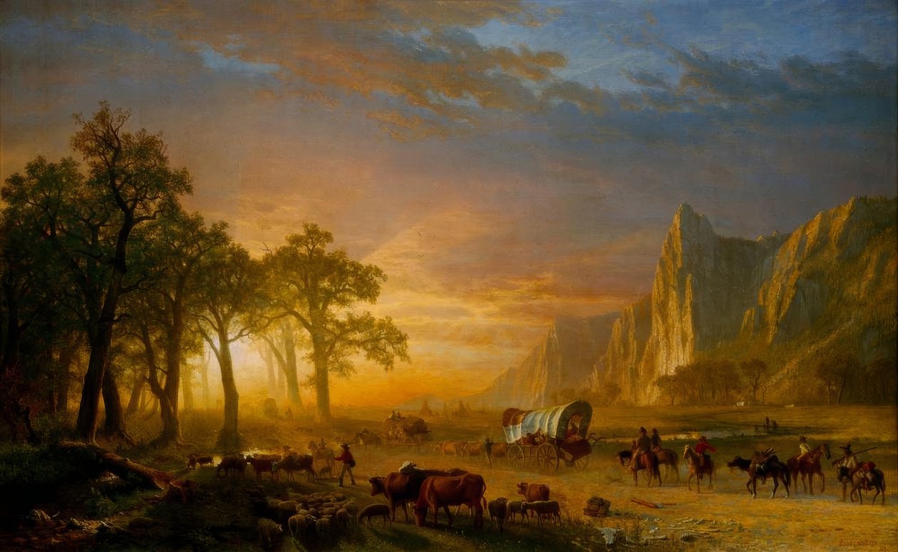 Emigrants Crossing the Plains by Albert Bierstadt