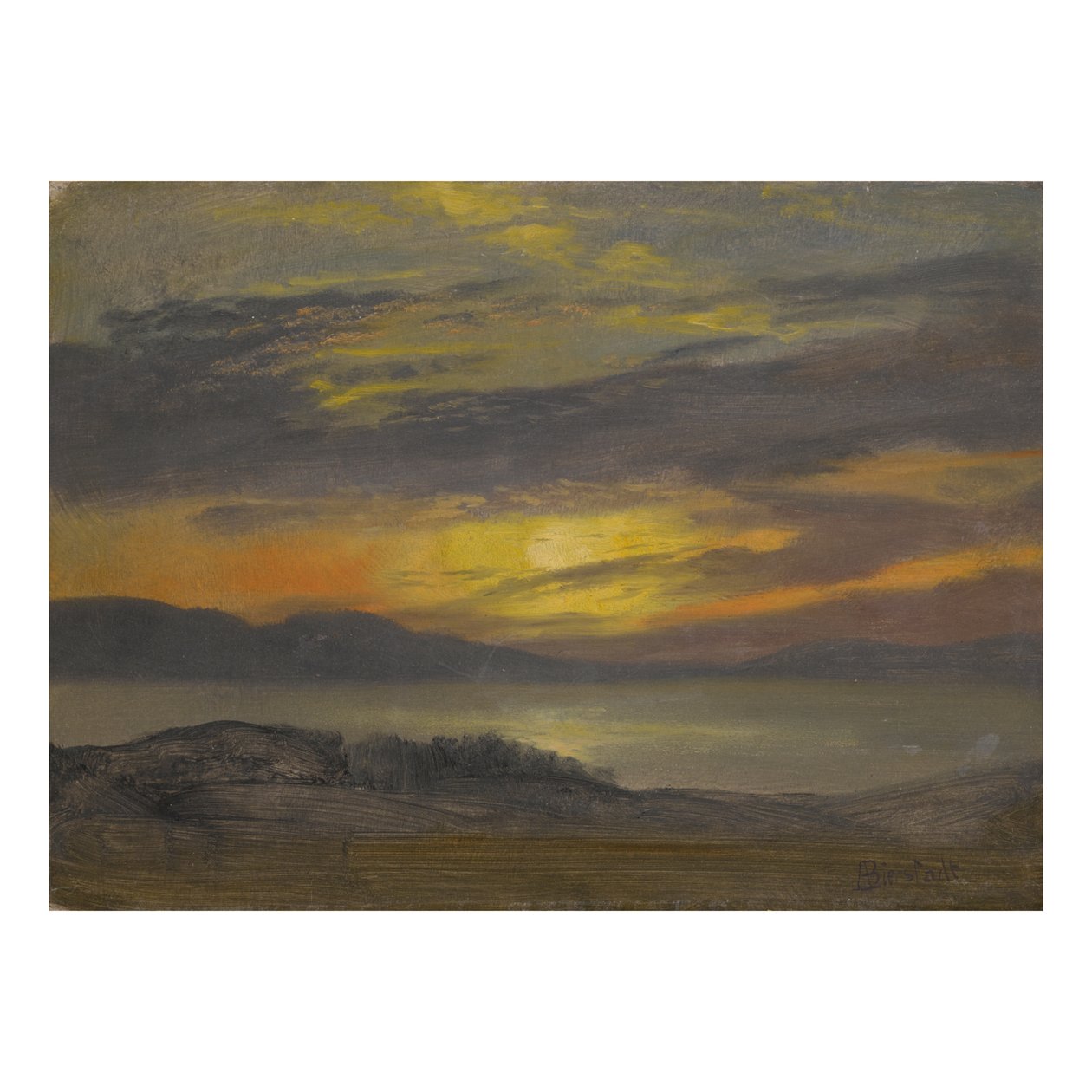 Sunset by Albert Bierstadt