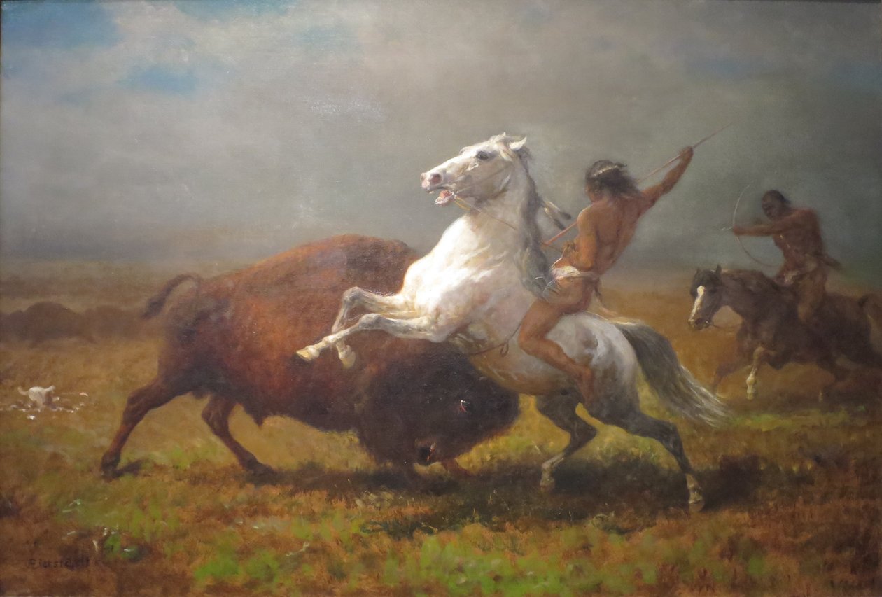 Study for "The Last of the Buffalo" by Albert Bierstadt
