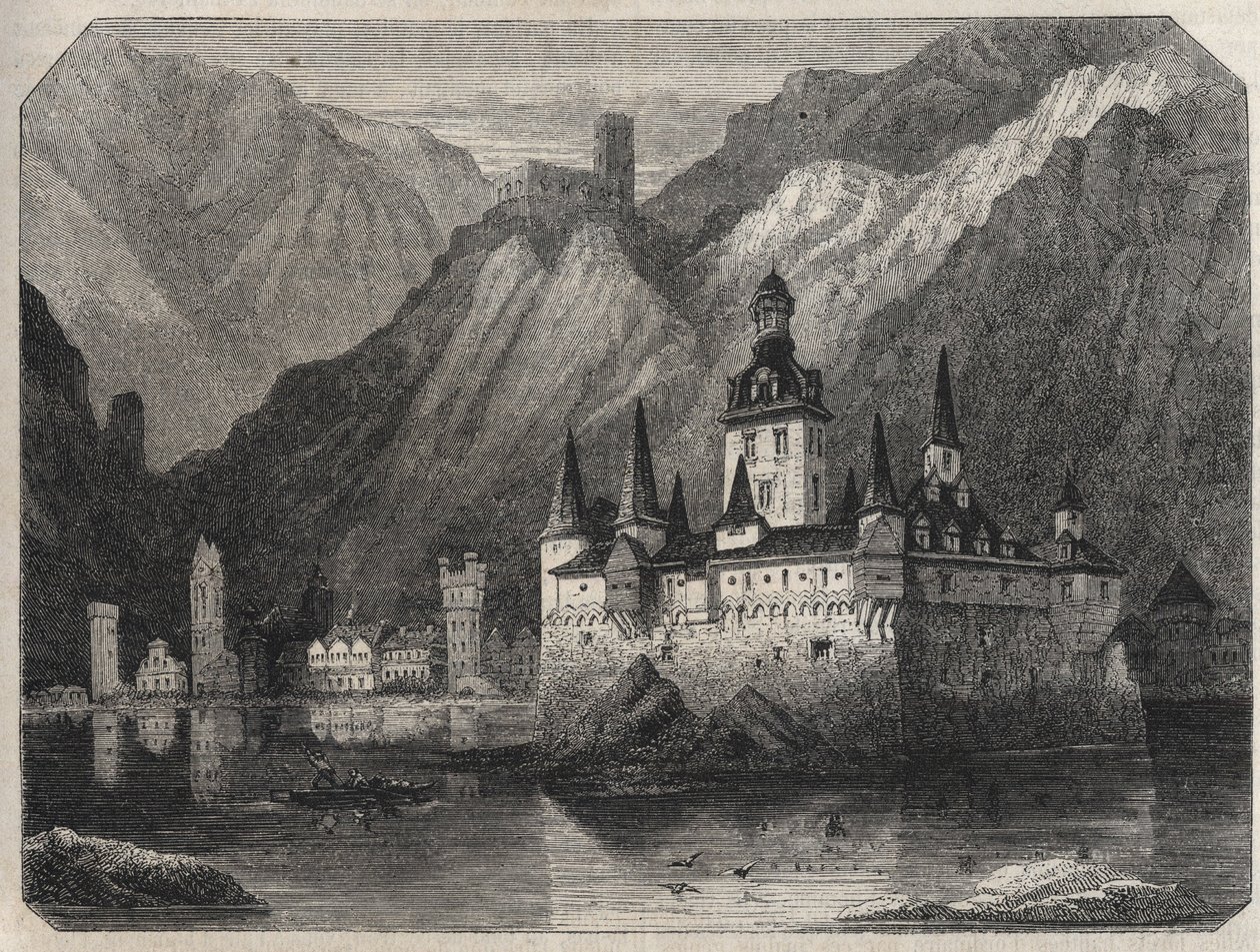 Exterior view of the Pfalz by Albert Bligny