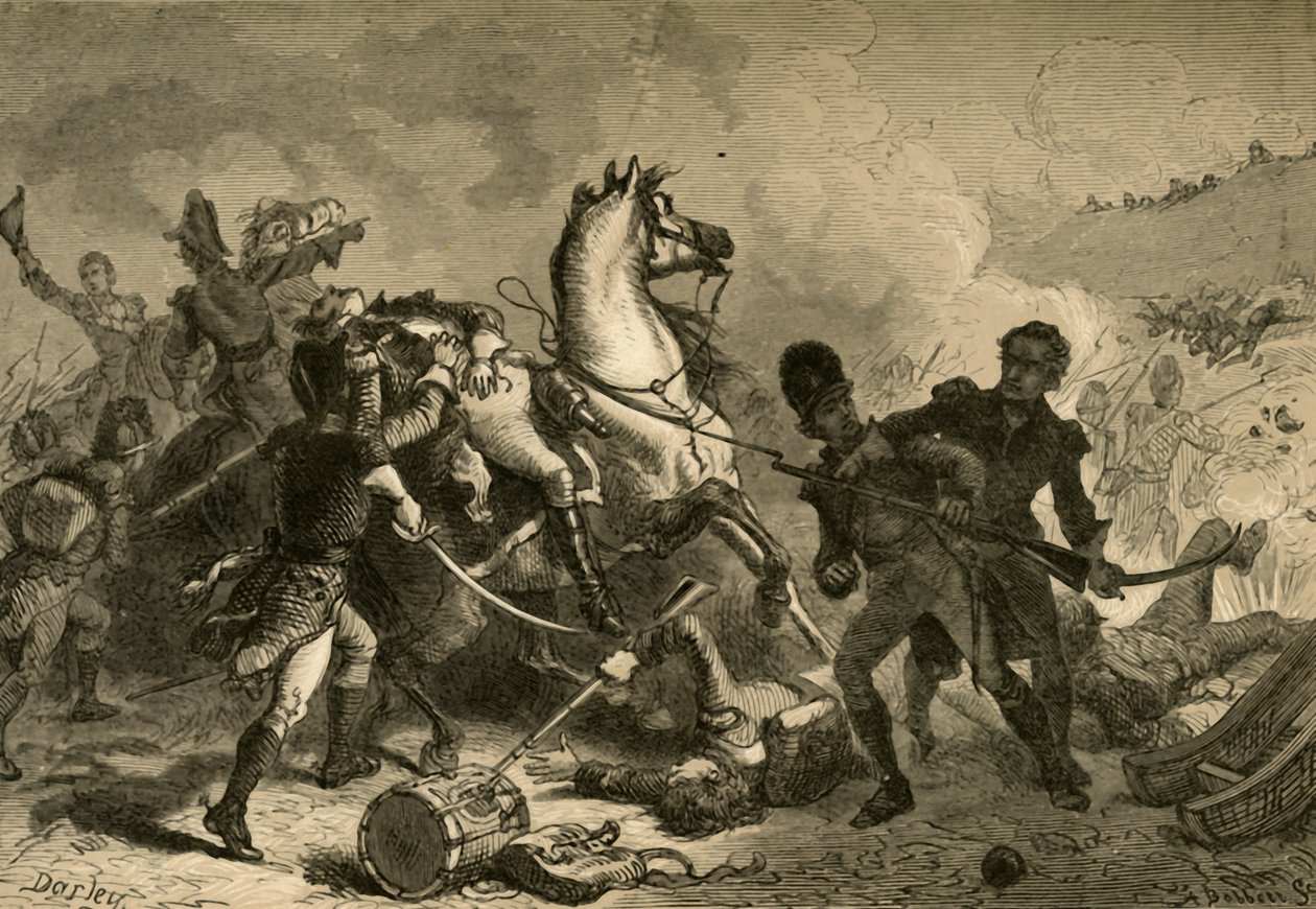 Battle of New Orleans - Death of General Pakenham, 1878 by Albert Bobbett