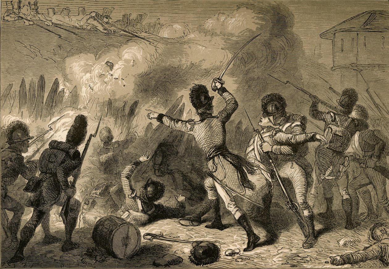 The British Repulsed at Fort Stephenson by Albert Bobbett