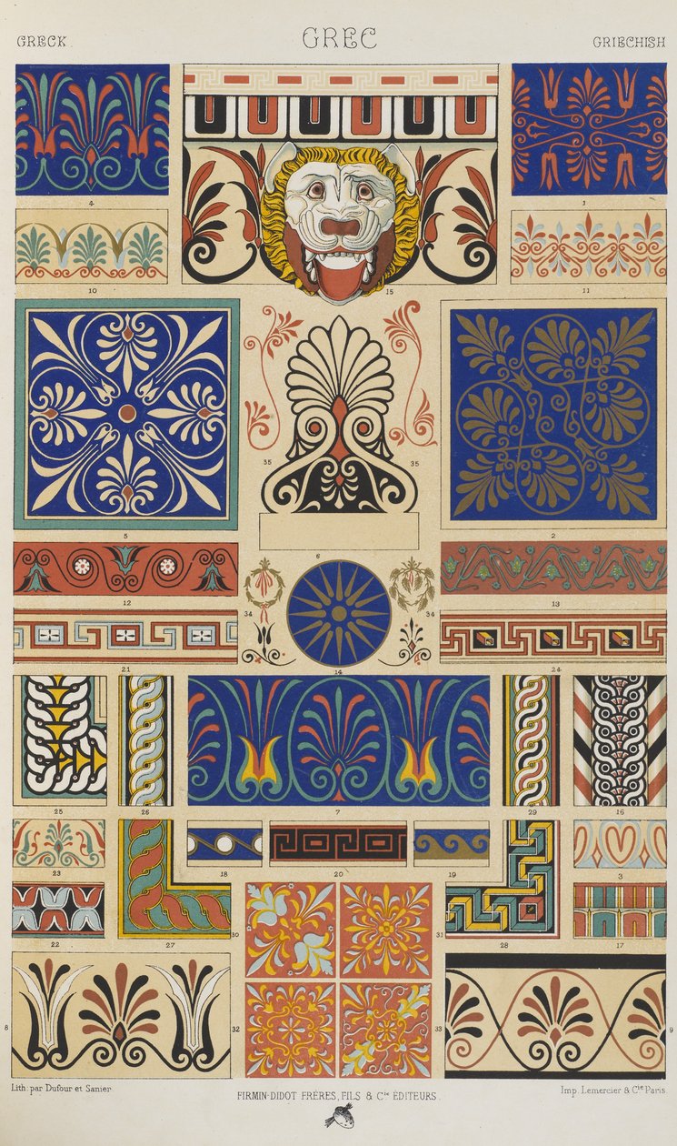 Greek, plate 6 from 