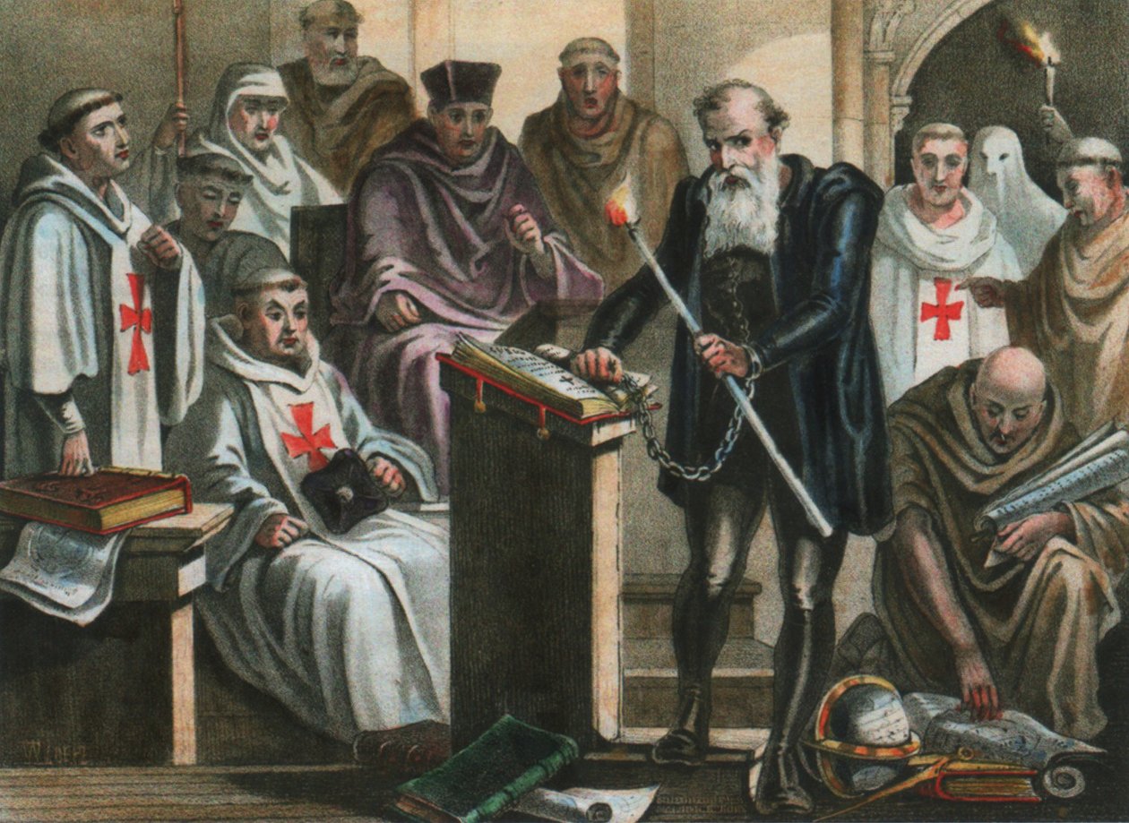 Galileo Galilei Before the Holy Office by Albert Chereau