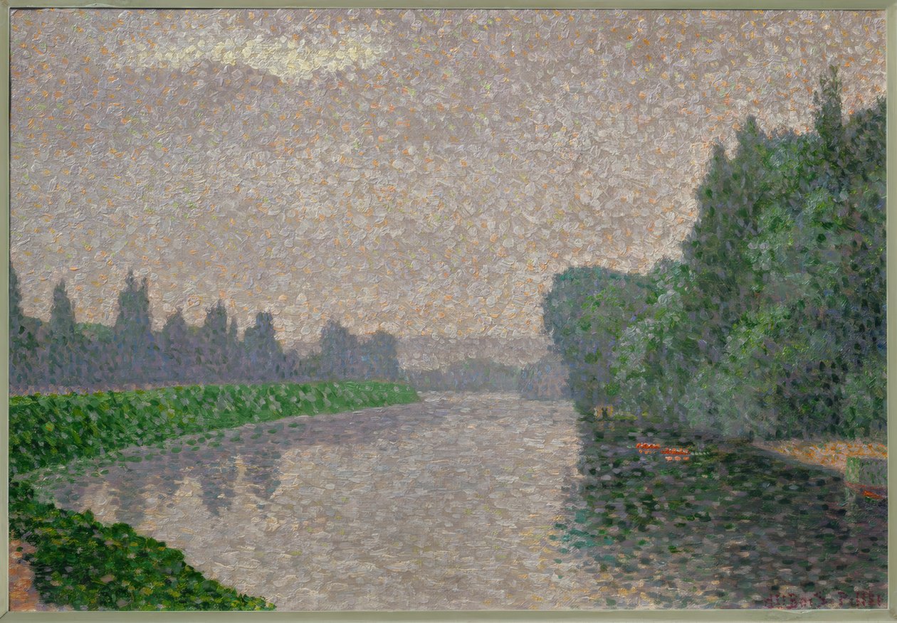 The Marne at Dawn by Albert Dubois Pillet