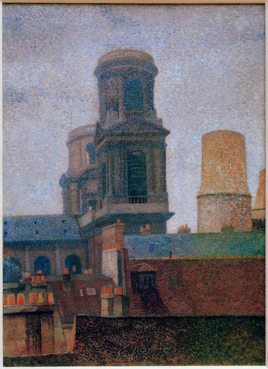The Towers, Saint-Sulpice by Albert Dubois Pillet