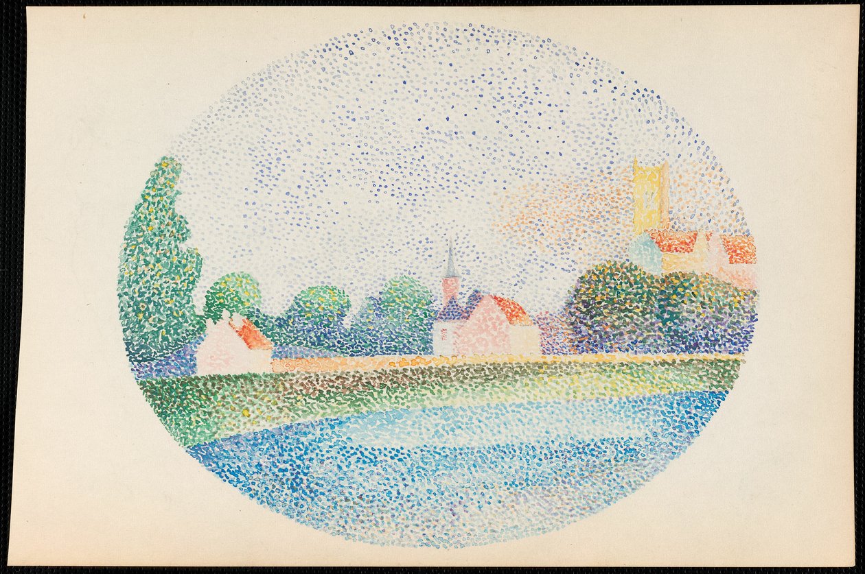 Morning on the Marne at Meaux by Albert Dubois Pillet