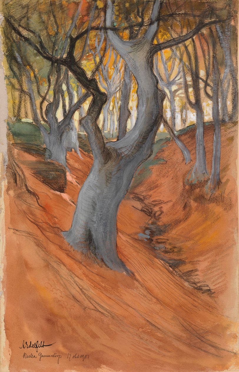 Beech Forest by Albert Edelfelt
