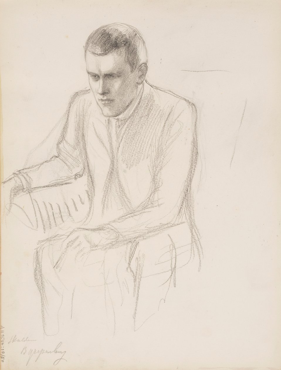 Bertel Gripenberg by Albert Edelfelt