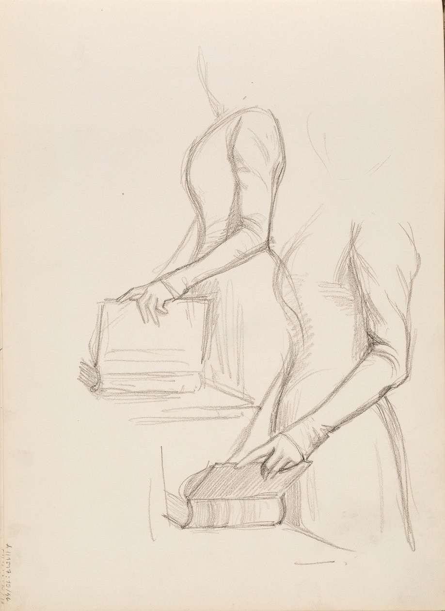 Camille Vallery-Radot, Sketch for a Portrait by Albert Edelfelt