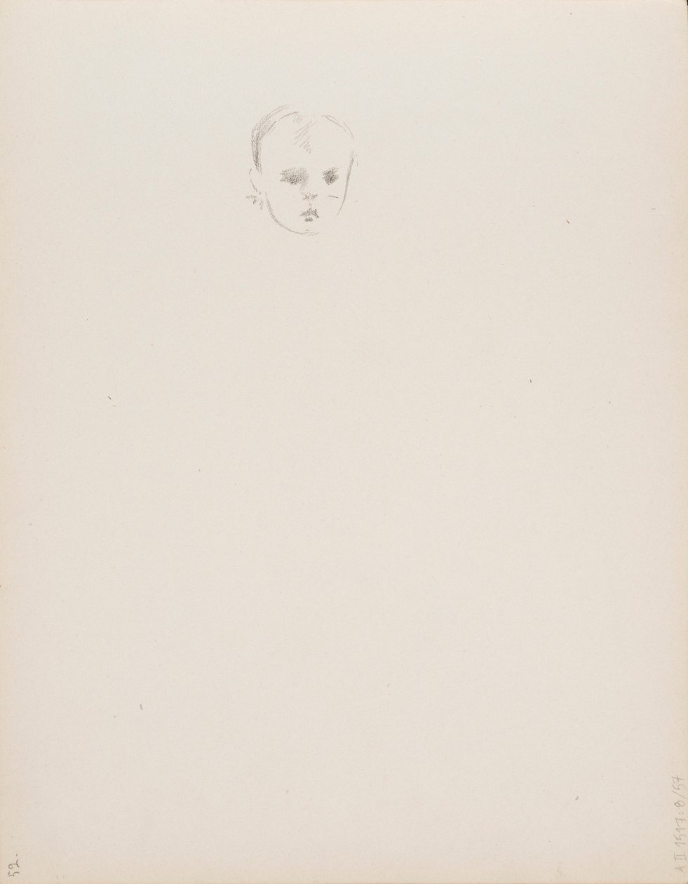 Head of a Child by Albert Edelfelt