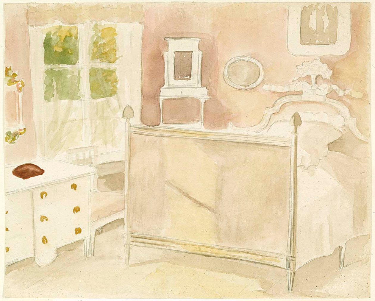 Interior from Haikko Villa by Albert Edelfelt