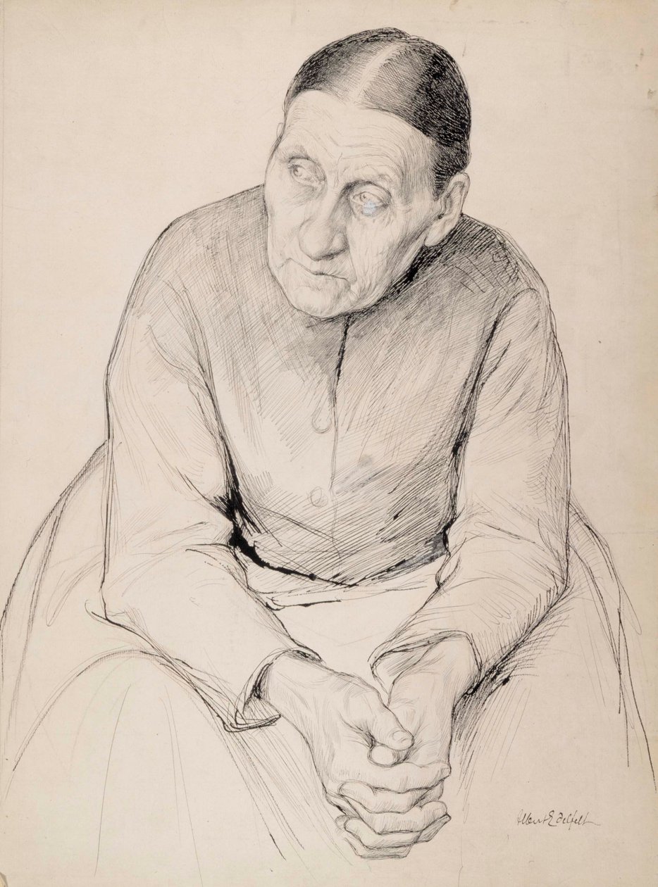 Old Peasant Woman by Albert Edelfelt