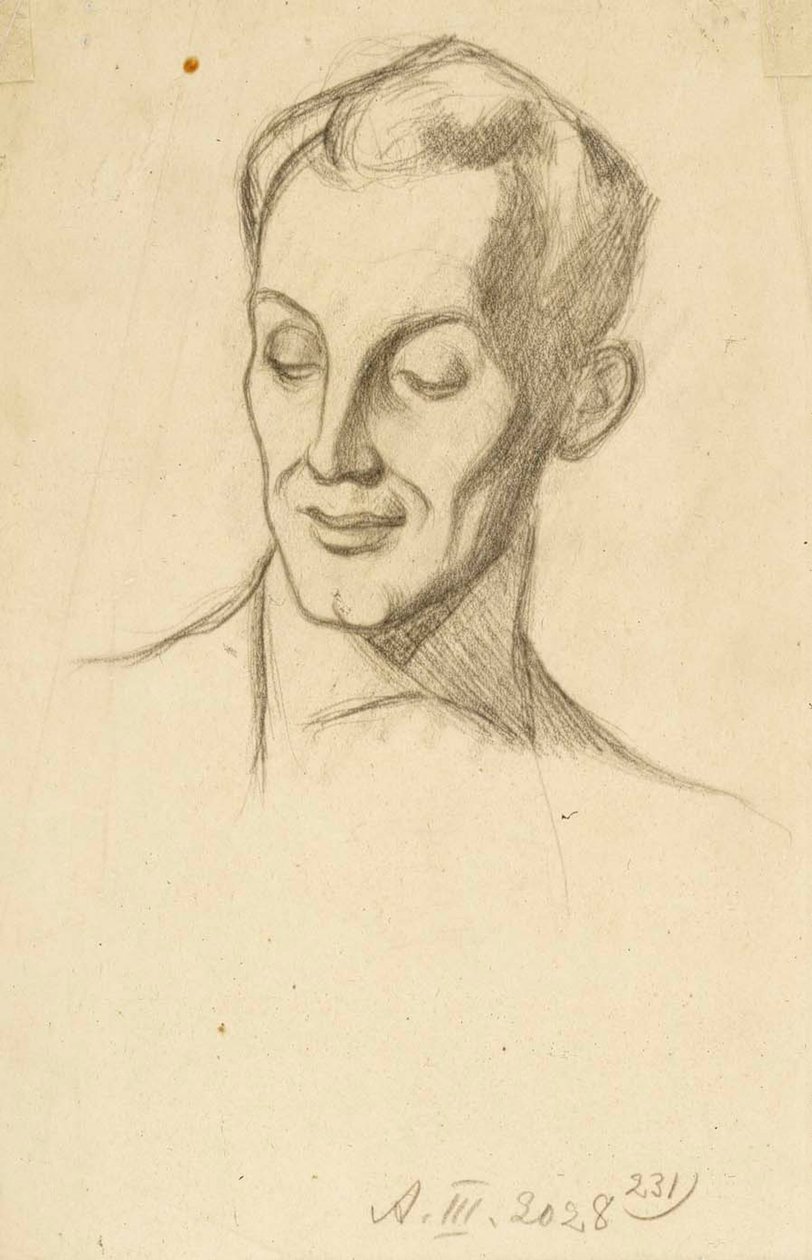 Portrait of Bruno Aspelin by Albert Edelfelt