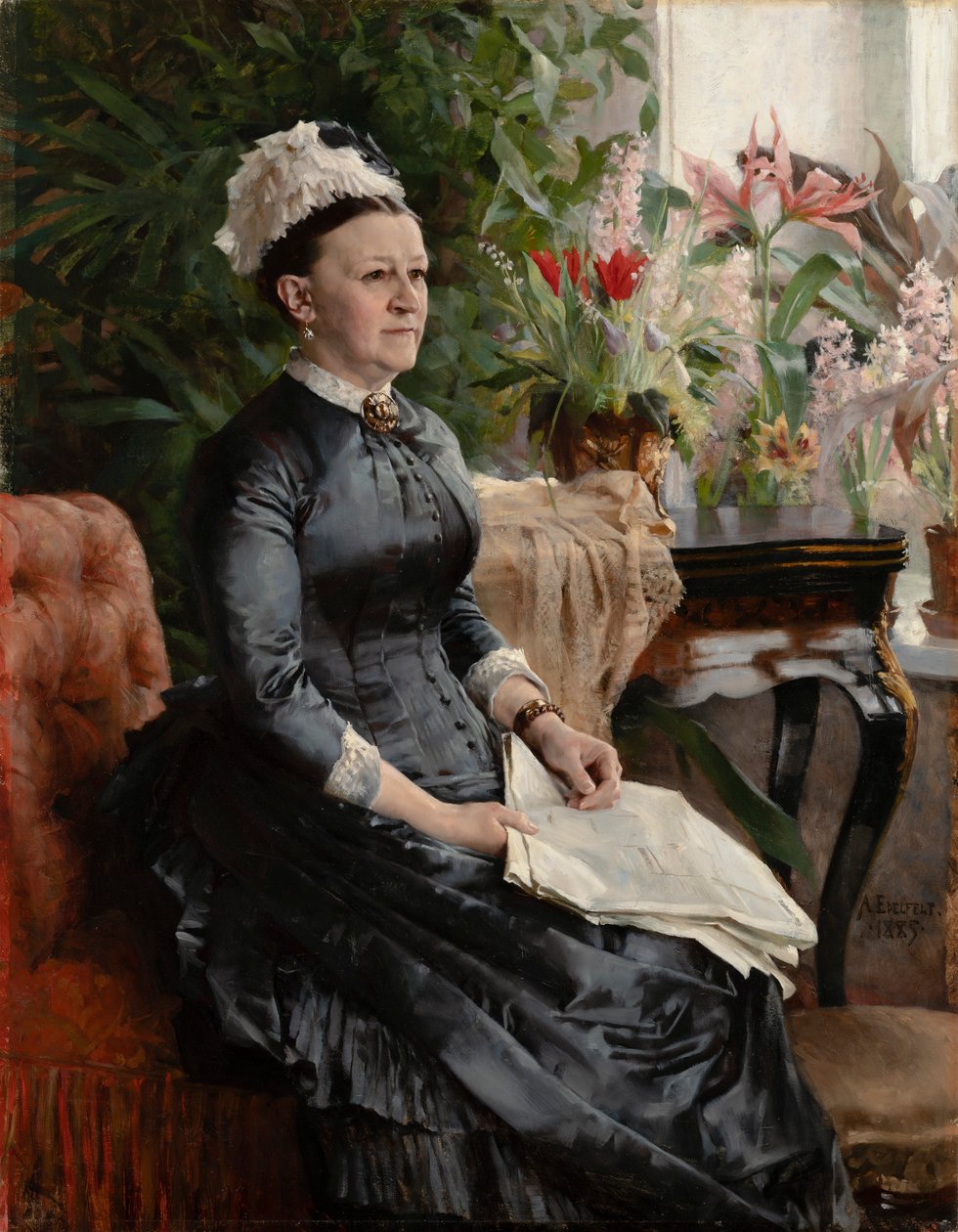 Portrait of Mrs. Anna Sinebrychoff by Albert Edelfelt