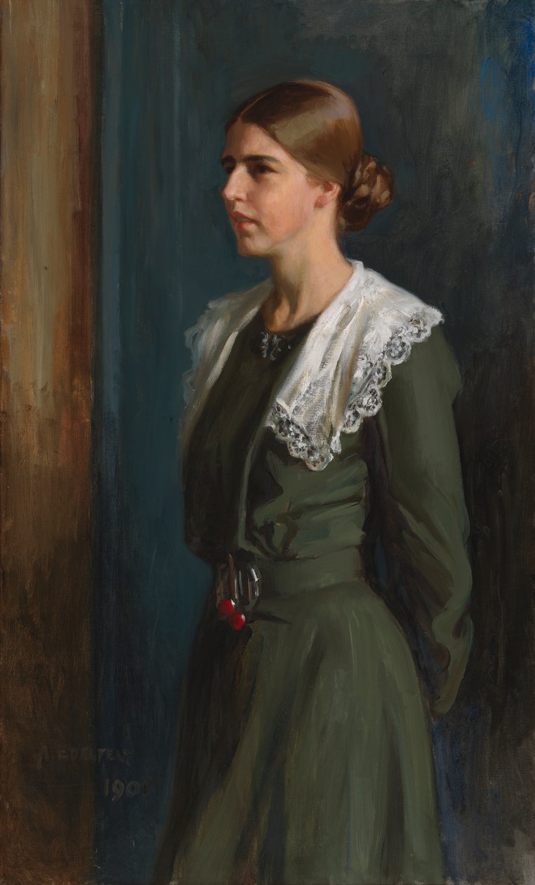 Portrait of Mrs. Michaela Pooley (née Krohn) by Albert Edelfelt