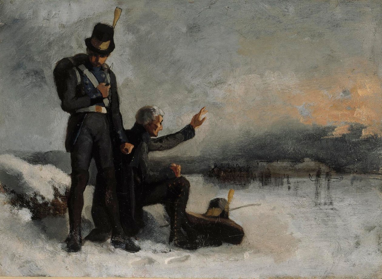 Scene from the Finnish War by Albert Edelfelt