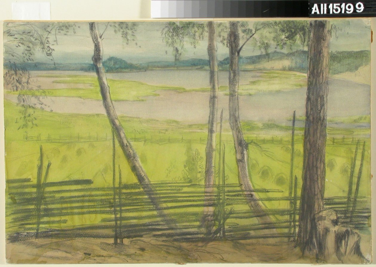 Summer Landscape by Albert Edelfelt