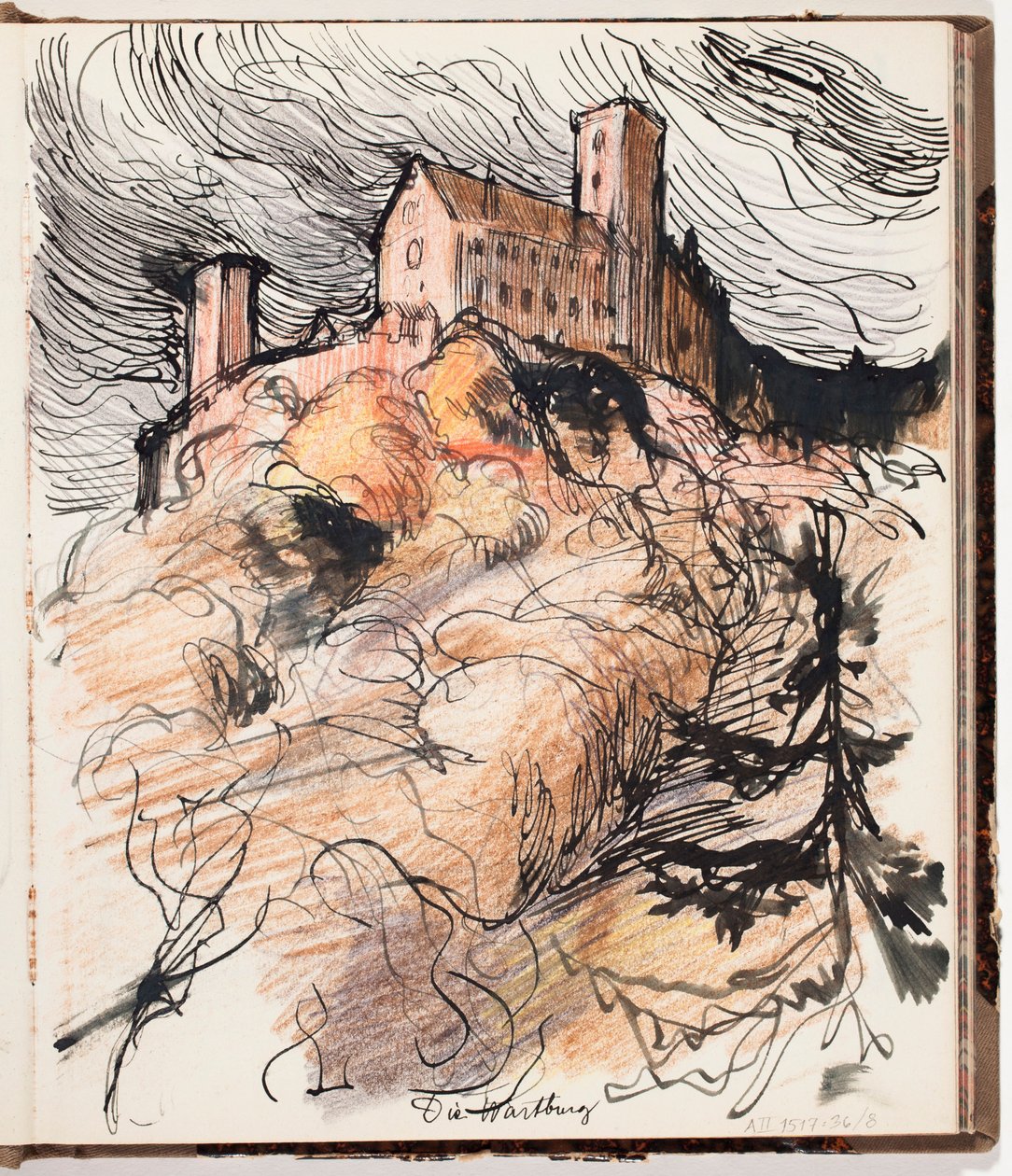 Wartburg Castle by Albert Edelfelt