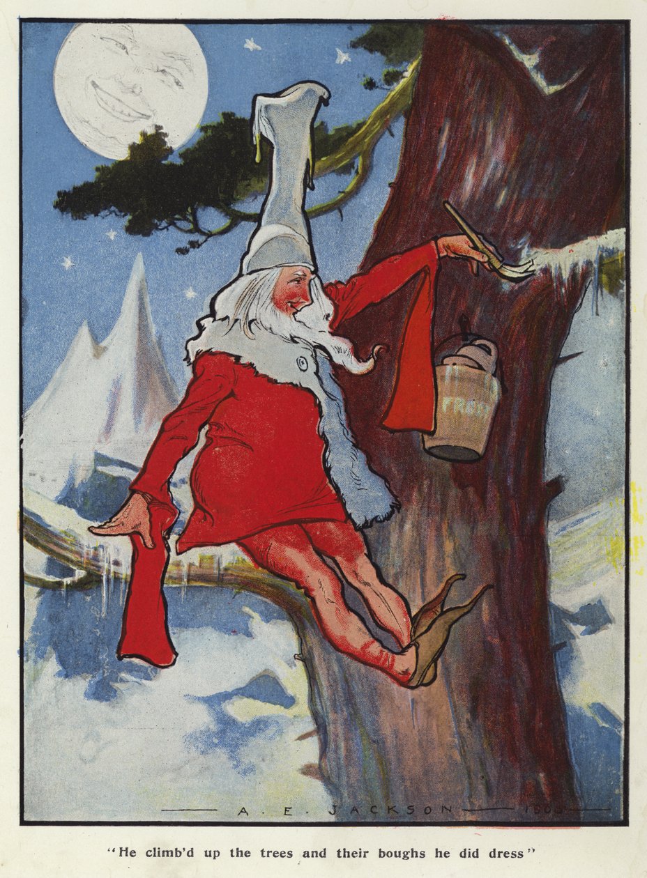 He Climbed Up the Trees and Their Boughs He Did Dress by Albert Edward Jackson