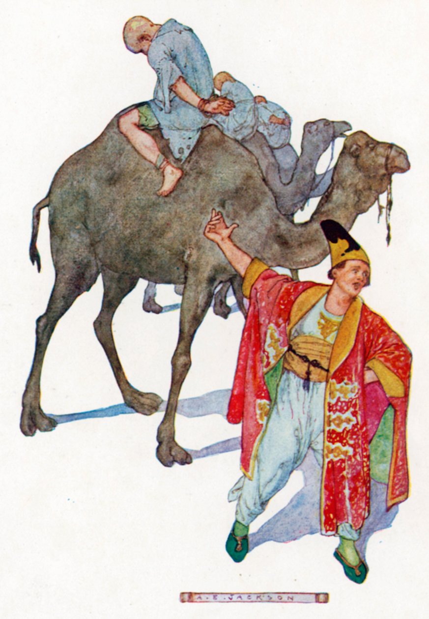 Mounted Each on a Camel, Faces Towards the Tail by Albert Edward Jackson