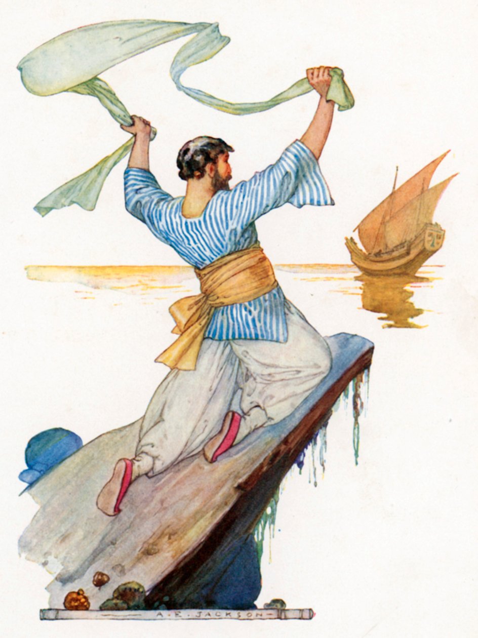 Sindbad Unfolded and Waved the Historban by Albert Edward Jackson