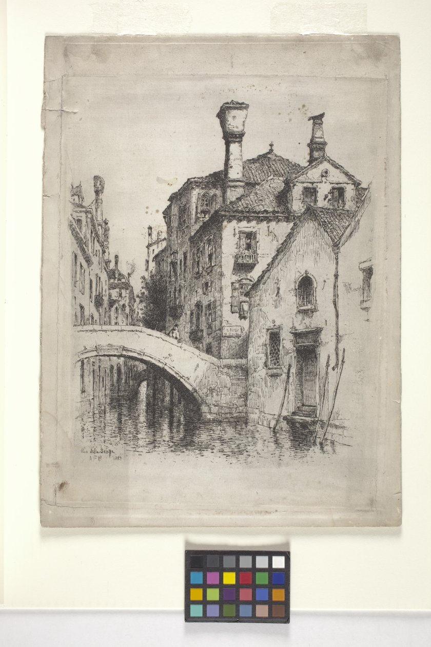Rio Della Senza, Venice by Albert Fitch Bellows