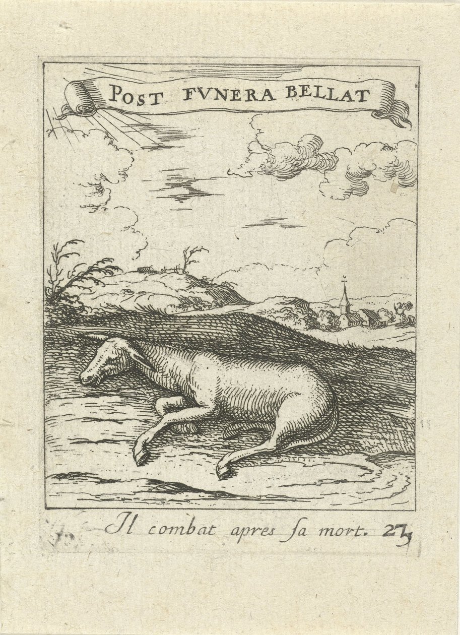 Dead Donkey (Moralizing Love Emblems) by Albert Flamen